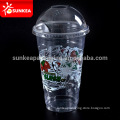 Custom printed disposable plastic juice cups 20oz
